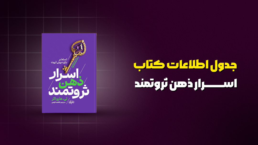 جدول اطلاعات کتاب اسرار ذهن ثروتمند