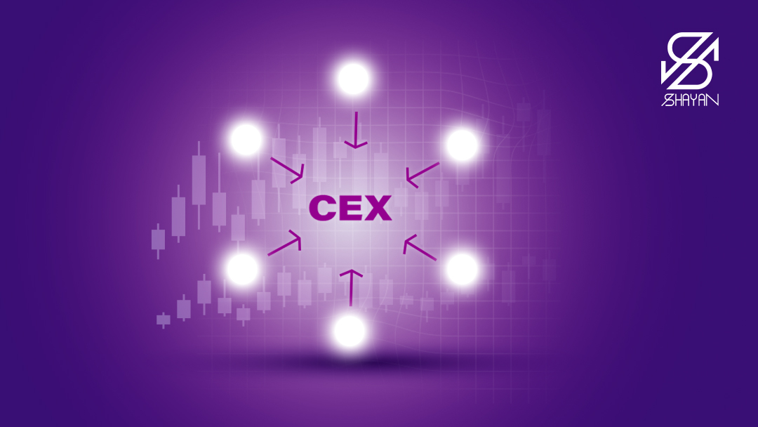 تصویر طراحی شده لوگوی صرافی متمرکز CEX