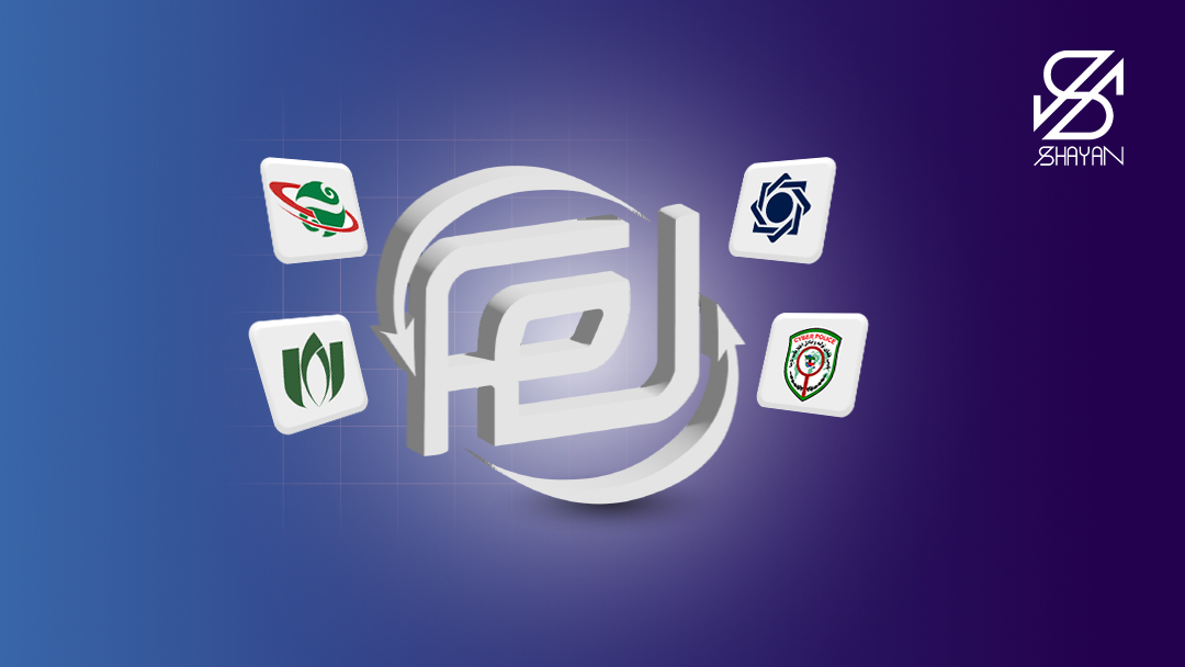 لوگوی صرافی افکس (فرهاد اکسچنج) به همراه لوگوی نهاهای نظارتی بر عملکرد این صرافی در اطراف آن 